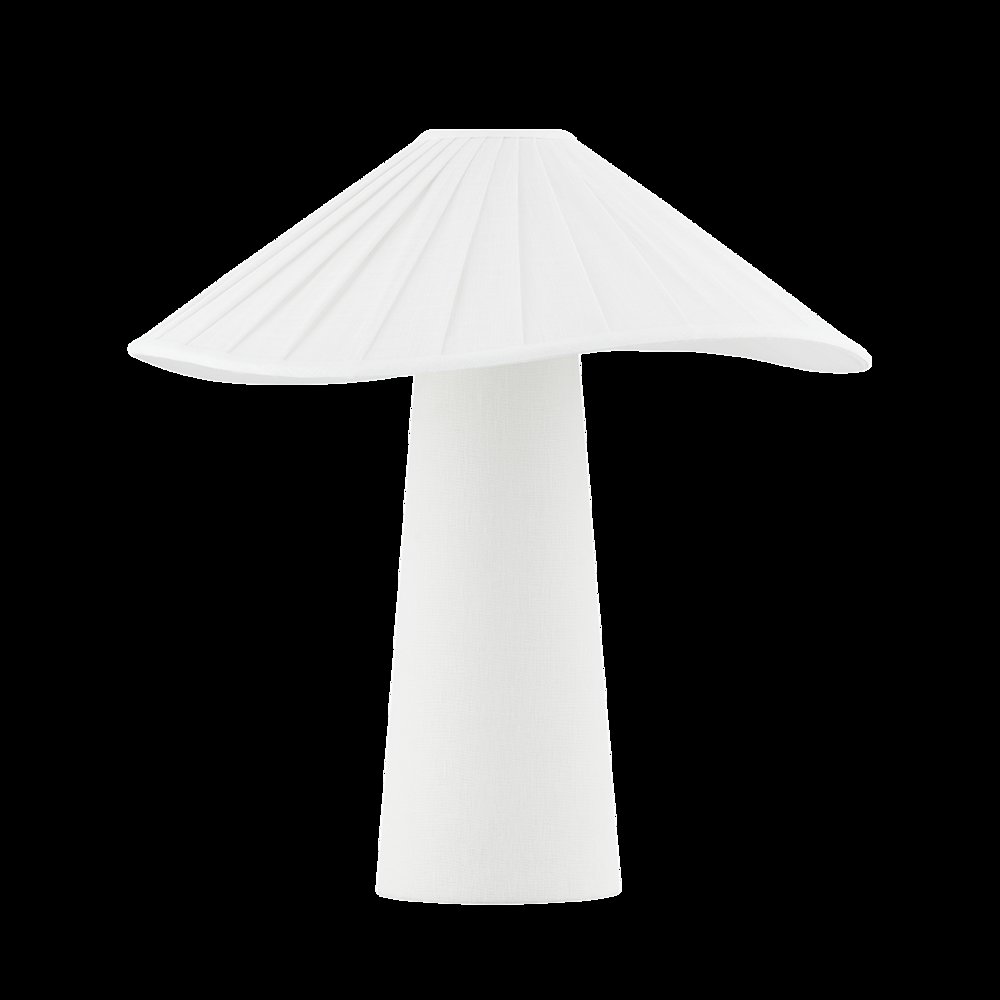 Chanterelle Table Lamp, Patina Brass. Picture 1