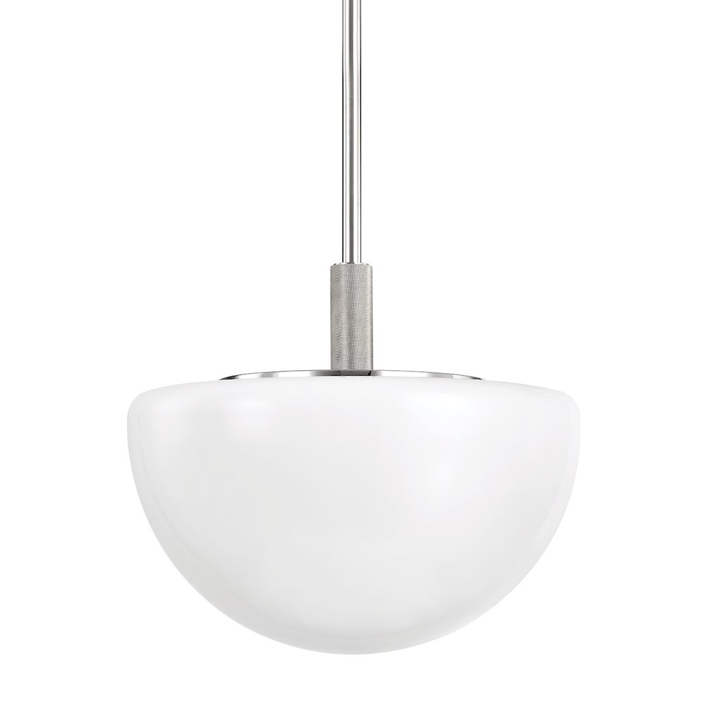 Lethbridge Pendant, Polished Nickel. Picture 1