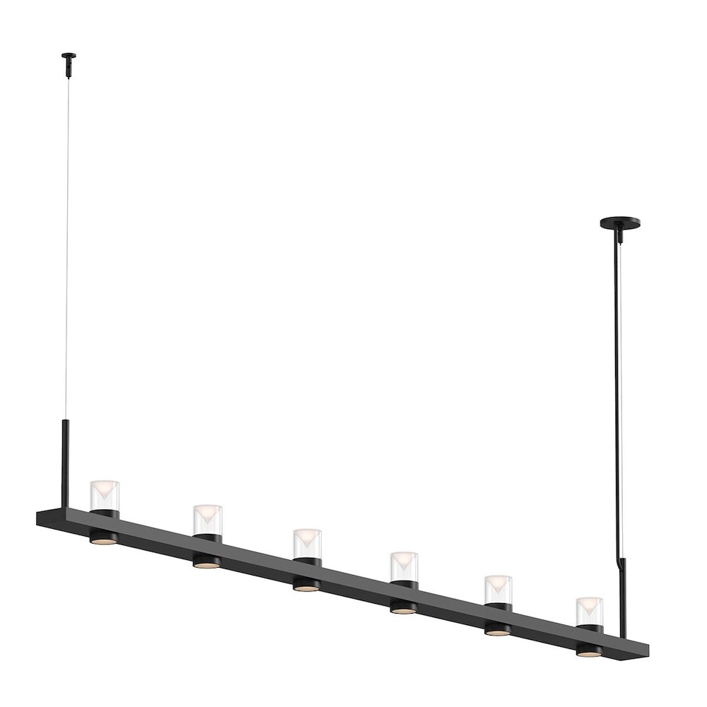 Intervals Pendant, Satin Black. Picture 1