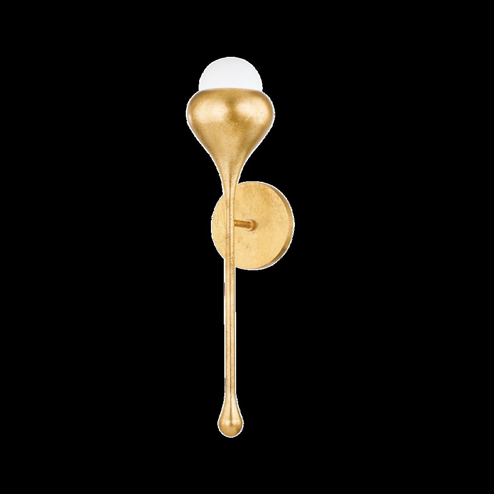 Luciel Wall Sconce, Vintage Gold Leaf. Picture 1