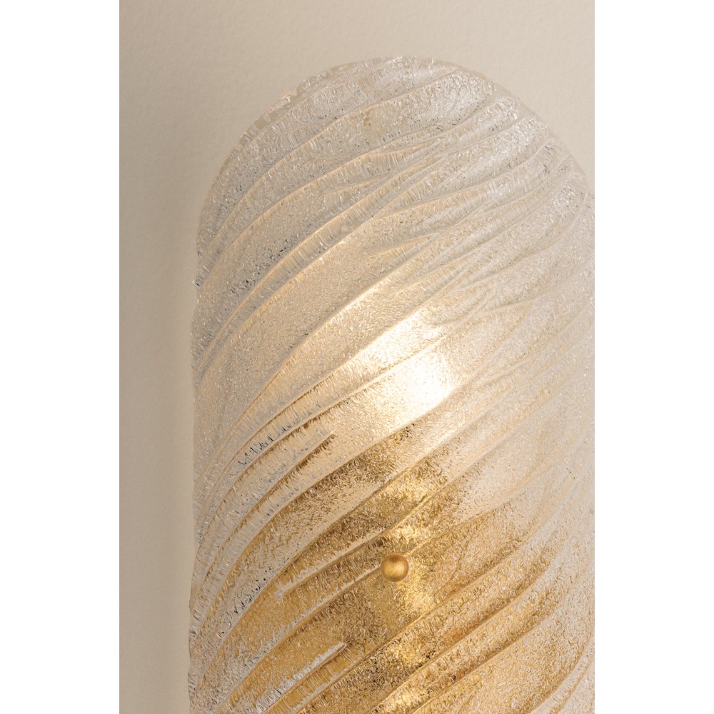 Shelley Wall Sconce, Vintage Gold Leaf. Picture 3