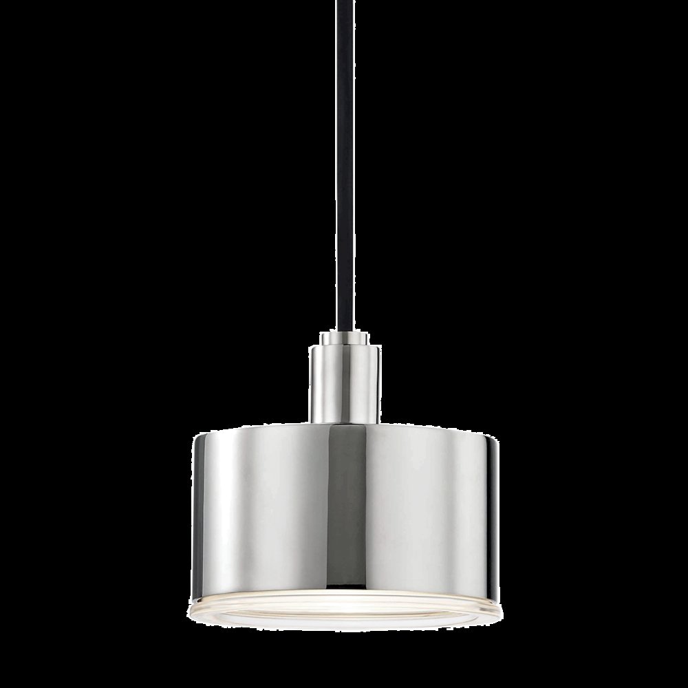 Nora Pendant, Polished Nickel. Picture 1