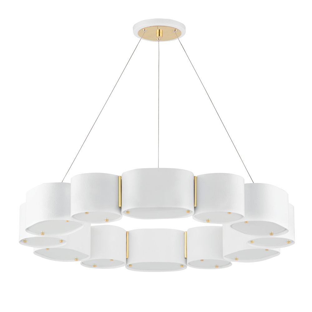 Opal Chandelier, Soft White. Picture 1