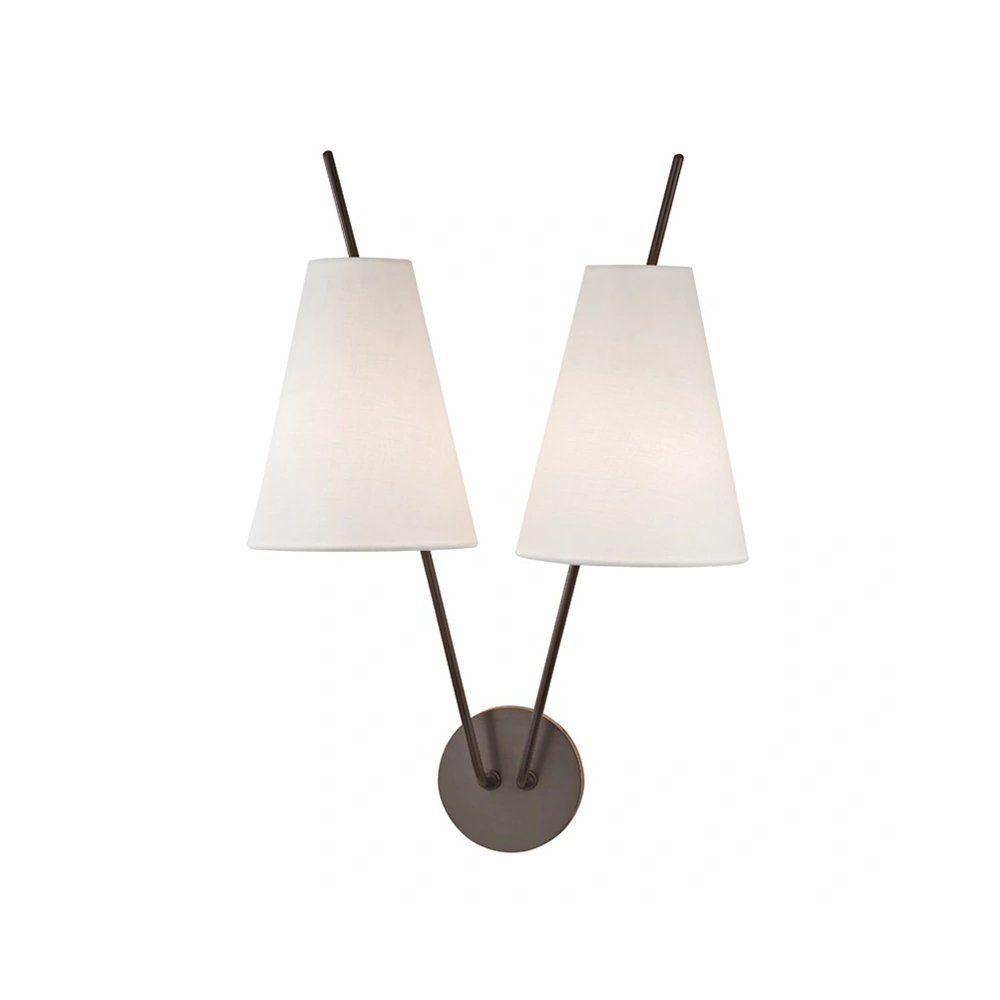 Campagna Wall Sconce In Old Bronze Color. Picture 1