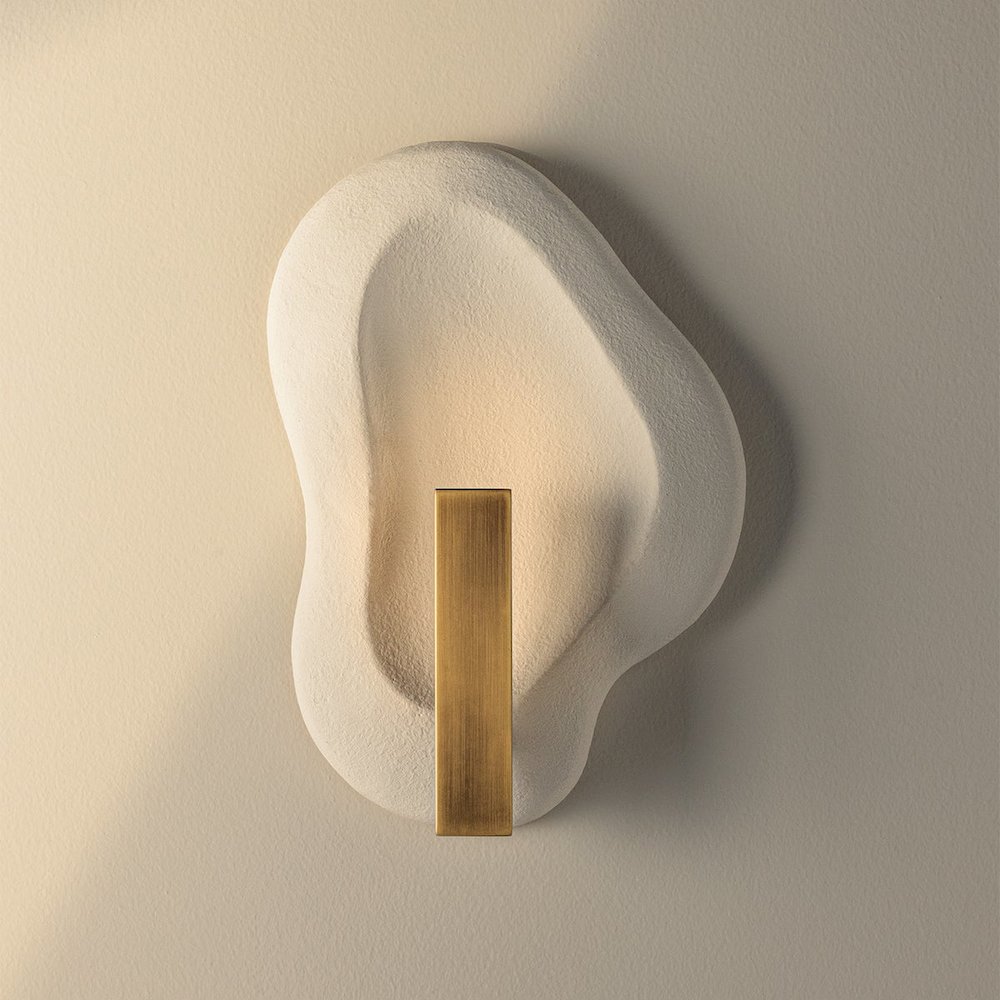 Jura Wall Sconce, Patina Brass. Picture 1