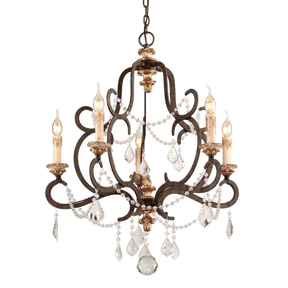Bordeaux Chandelier, Parisian Bronze. Picture 1