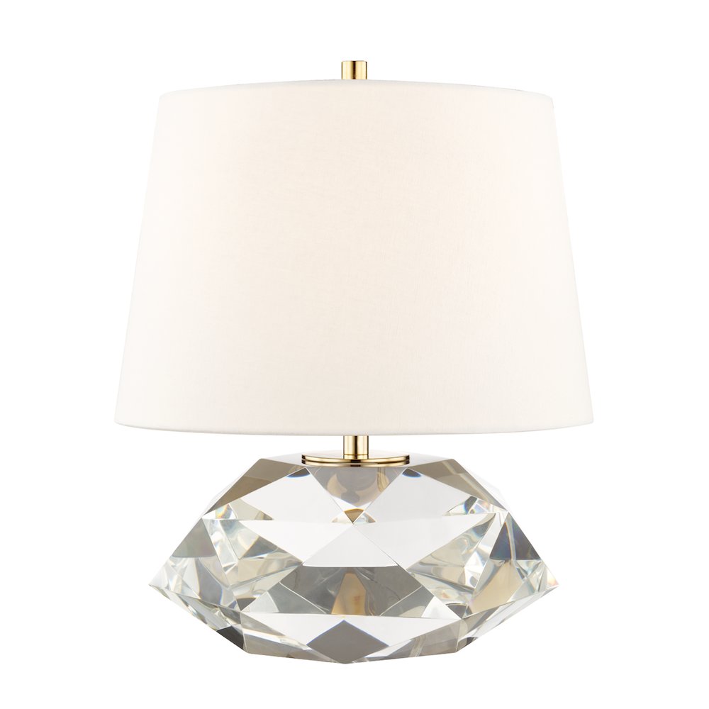 Henley Table Lamp, Aged Brass. Picture 1