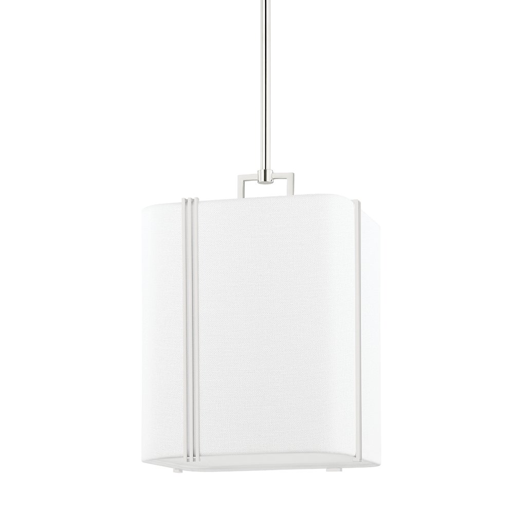 Downing Pendant, Polished Nickel. Picture 1