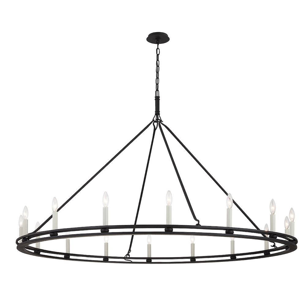Sutton Chandelier, Texture Black. Picture 1