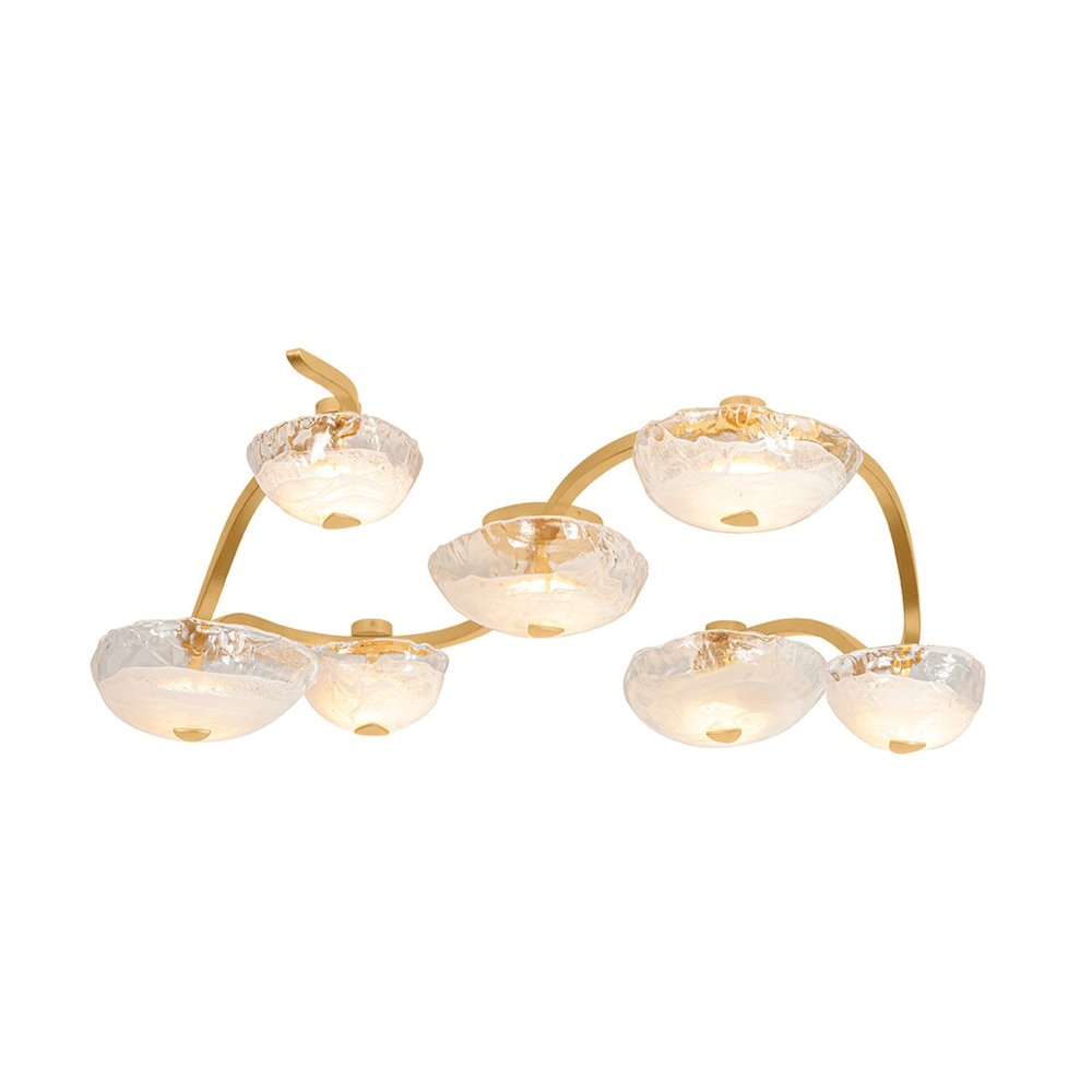 Kune Semi Flush, Natural, Vogue. Picture 1