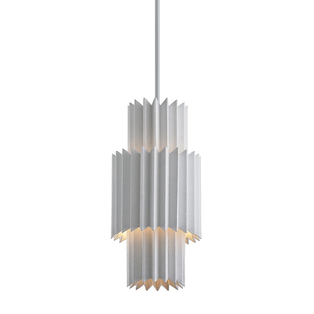 Moxy Pendant, Gesso White. Picture 1