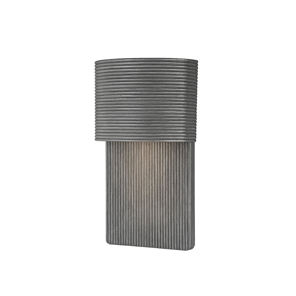 Tempe Exterior Wall Sconce, Graphite. Picture 1