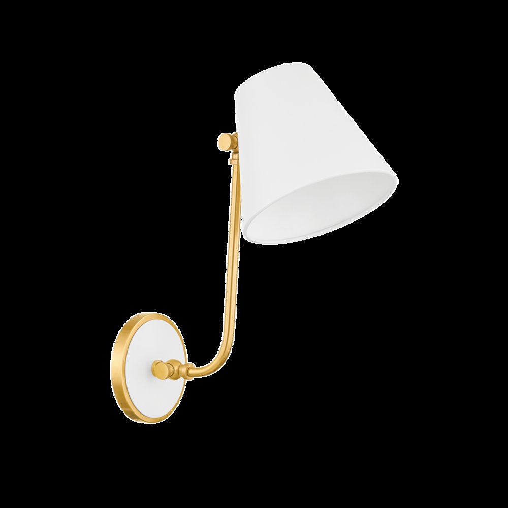 Georgann Wall Sconce, Aged Brass. Picture 1