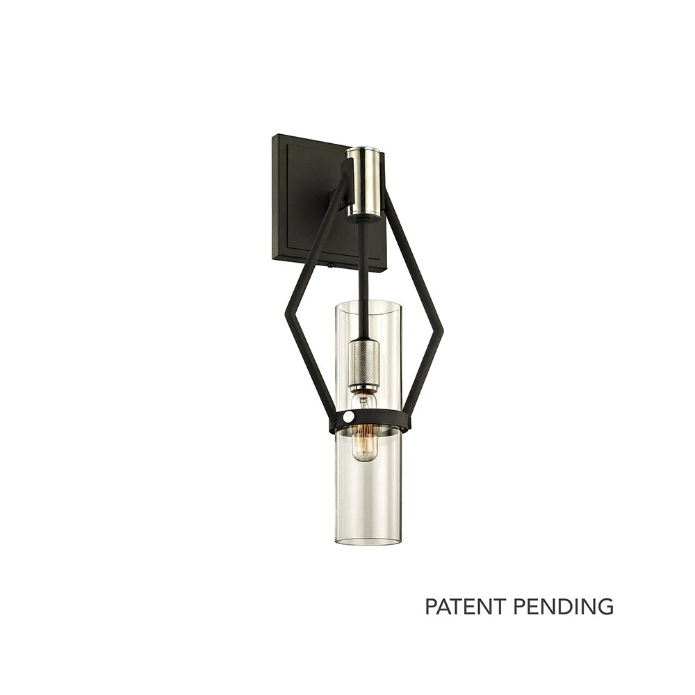 Raef Wall Sconce, Texture Black. Picture 1