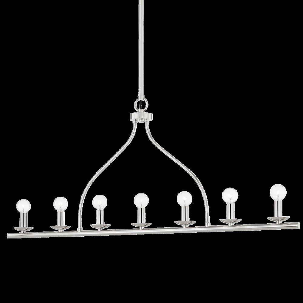 Kendra Linear, Polished Nickel. Picture 1