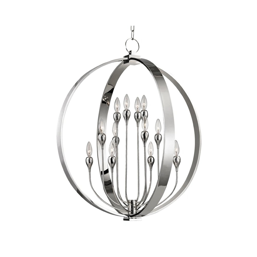 Dresden Lantern In Polished Nickel Color. Picture 1