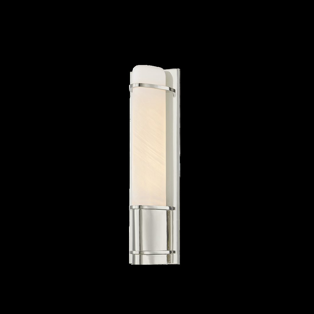 Tottenville Wall Sconce, Polished Nickel. Picture 1