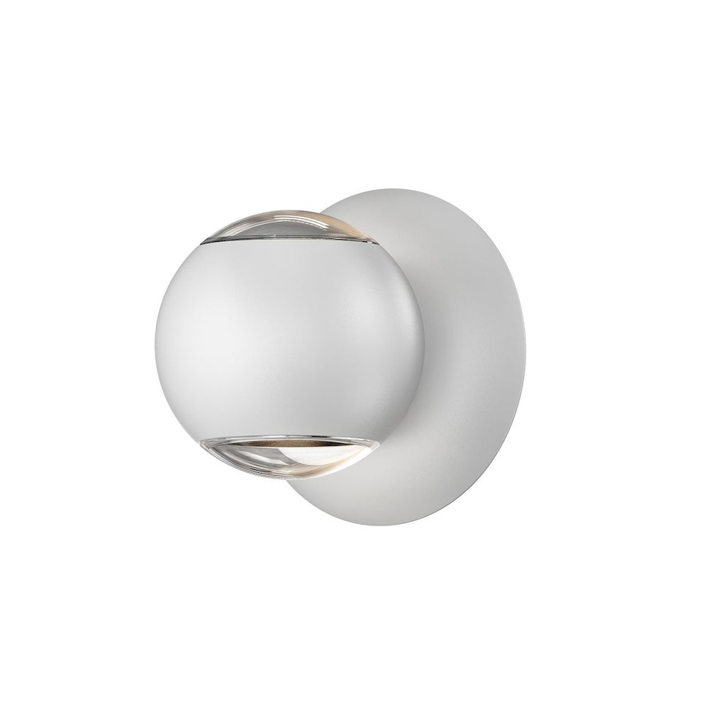 Hemisphere Wall Sconce, Texture White. Picture 1
