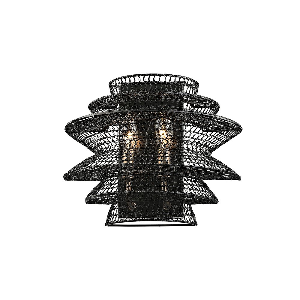 Kokoro Wall Sconce, Soft Black. Picture 1