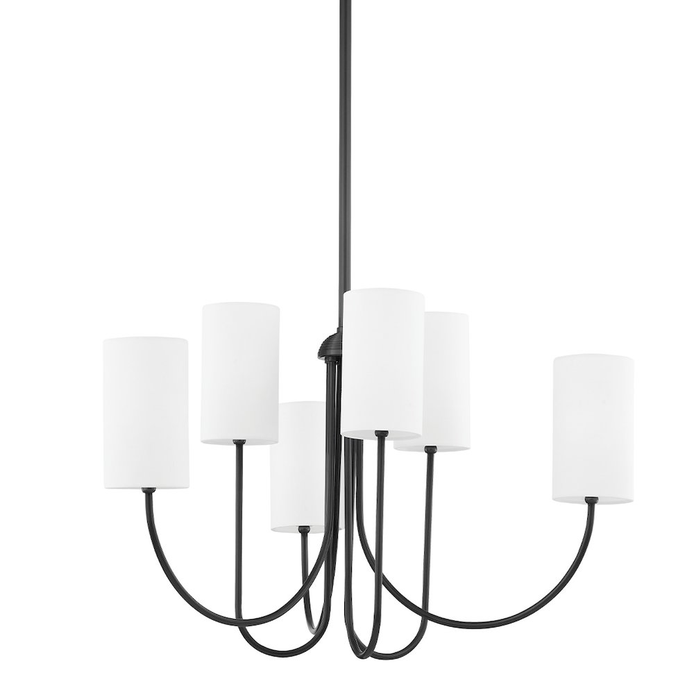 Harlem Chandelier In Old Bronze Color. Picture 1