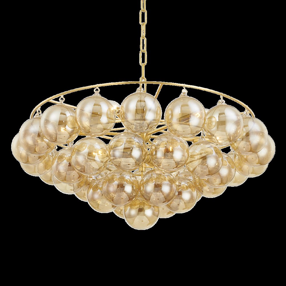 Mimi Chandelier, Aged Brass. Picture 1