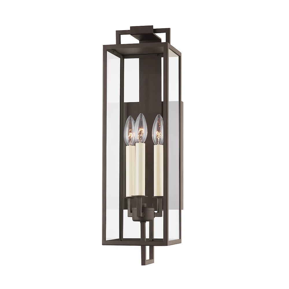 Beckham Exterior Wall Sconce, Textured Bronze. Picture 1