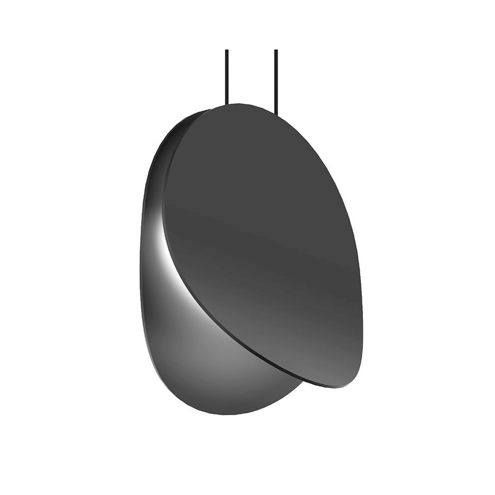 Malibu Discs Pendant, Satin Black. Picture 1