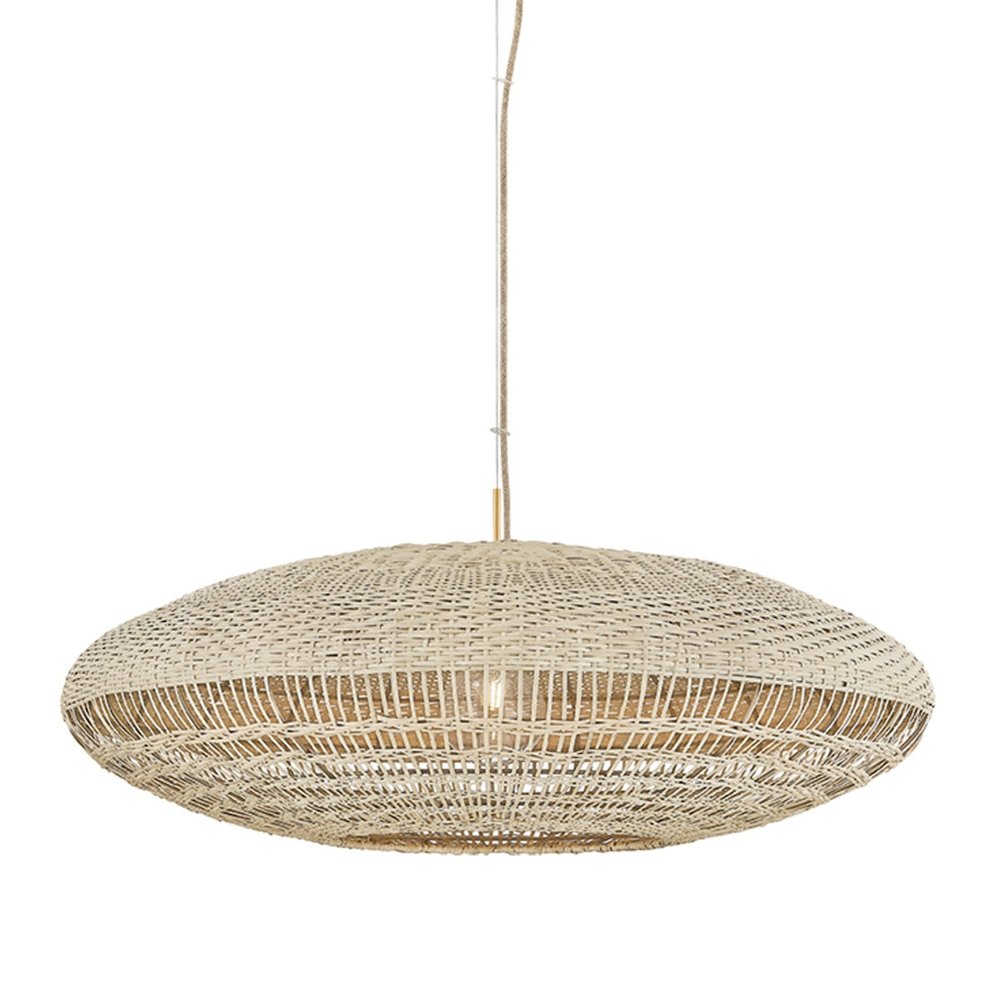 Erin Pendant, Essential, Natural. Picture 1