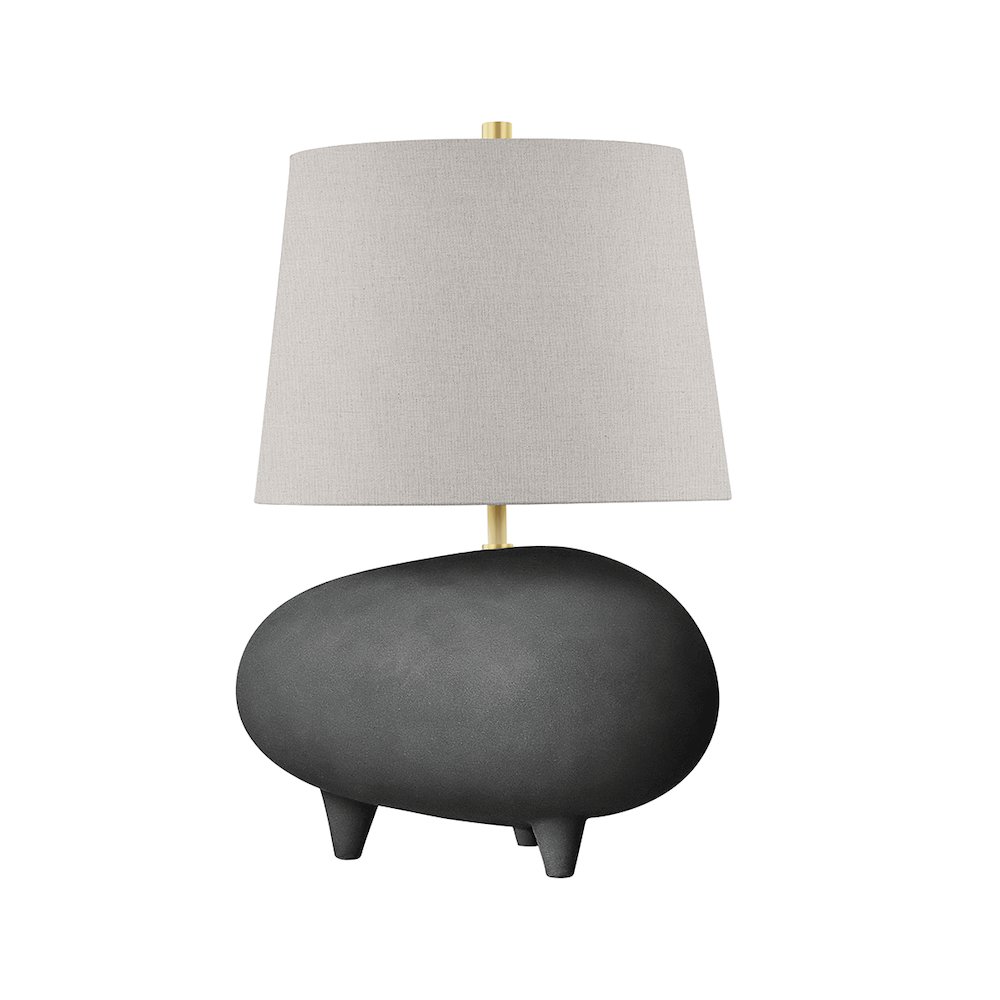 Tiptoe Table Lamp, Aged Brass. Picture 1