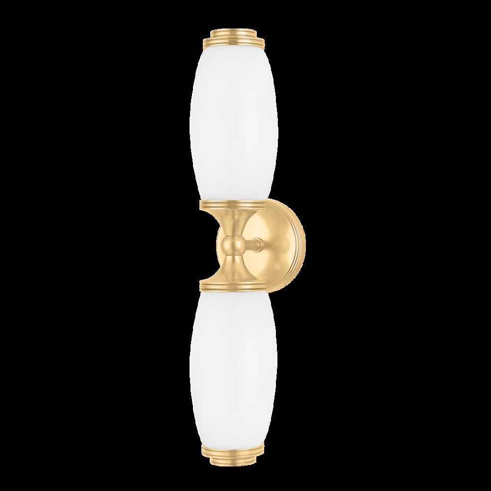 Brooke Wall Sconce, Aged Brass. Picture 1
