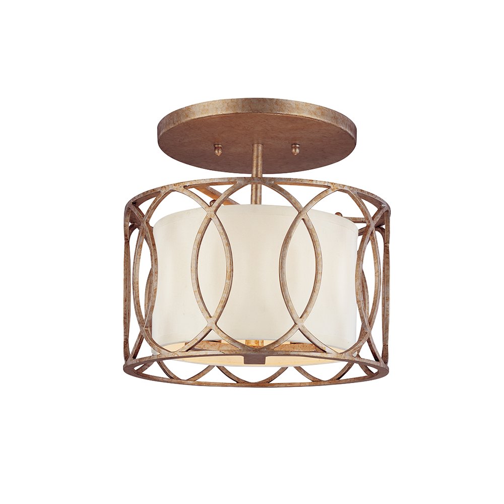 Sausalito Flush Mount, Silver Gold. Picture 1