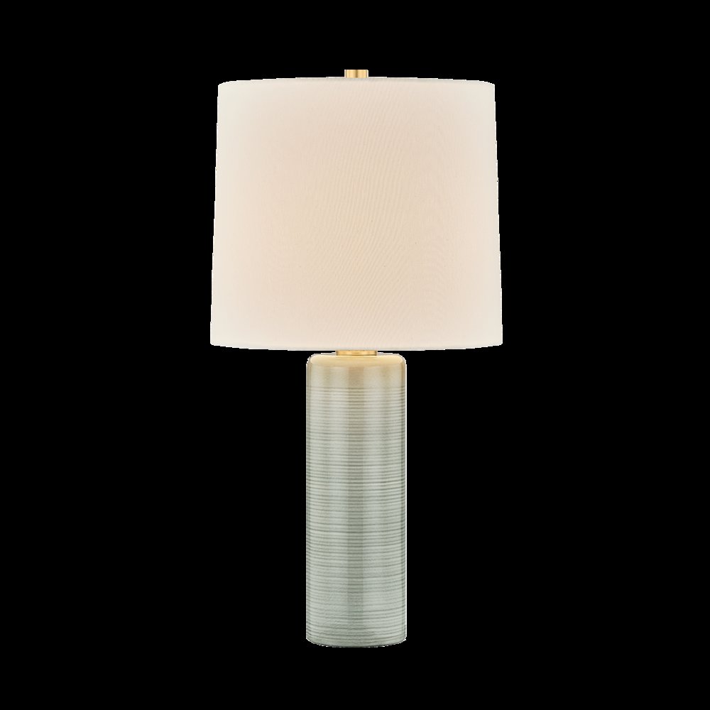 Tuva Table Lamp, Aged Brass. Picture 1
