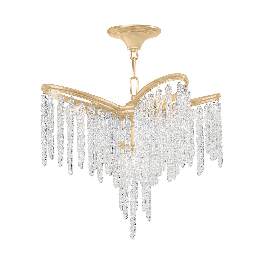 Pandora Chandelier, Gold Leaf. Picture 1
