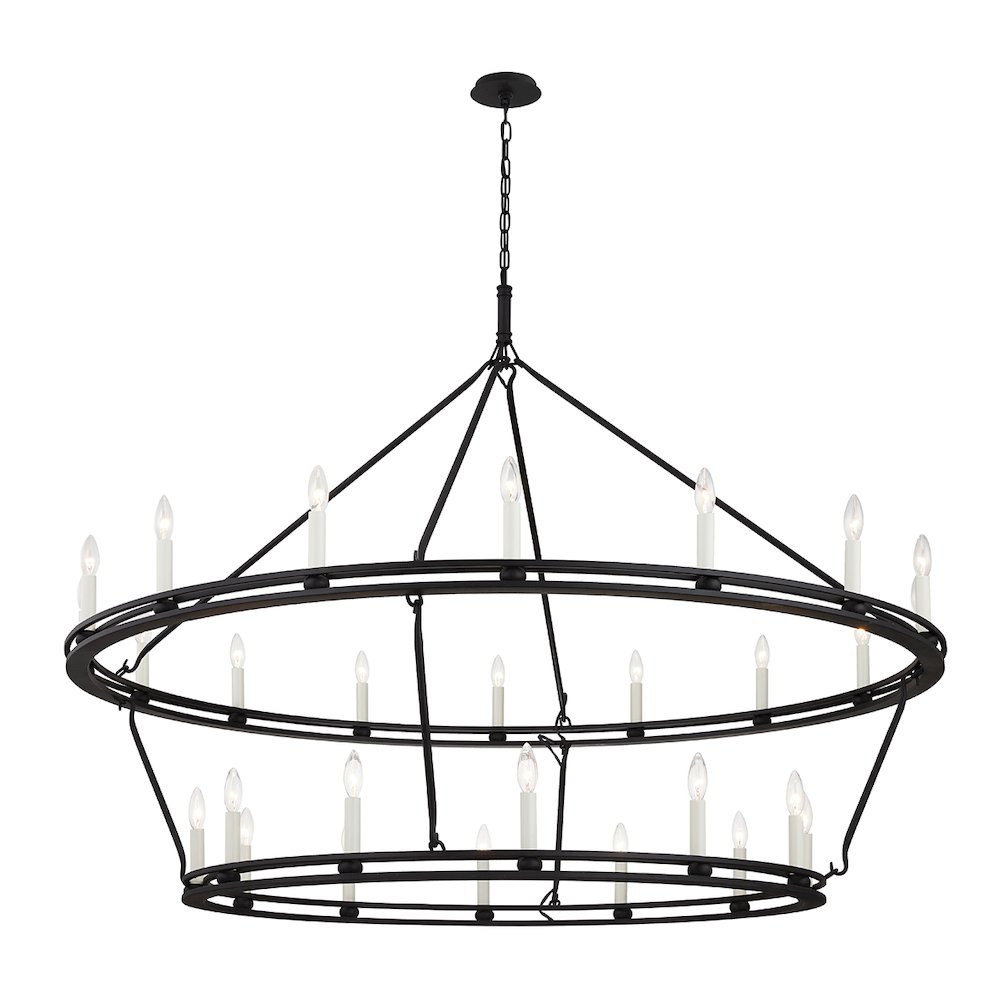 Sutton Chandelier, Texture Black. Picture 1