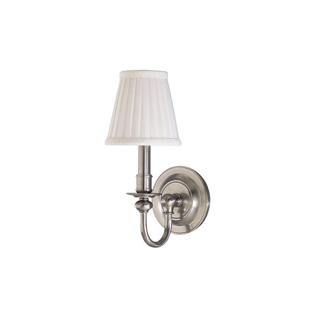 Beekman Wall Sconce, Satin Nickel. Picture 1