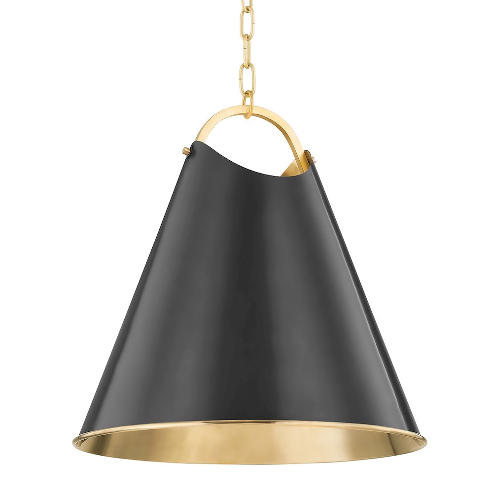 Burnbay Pendant, Aged Brass, Old Bronze. Picture 1