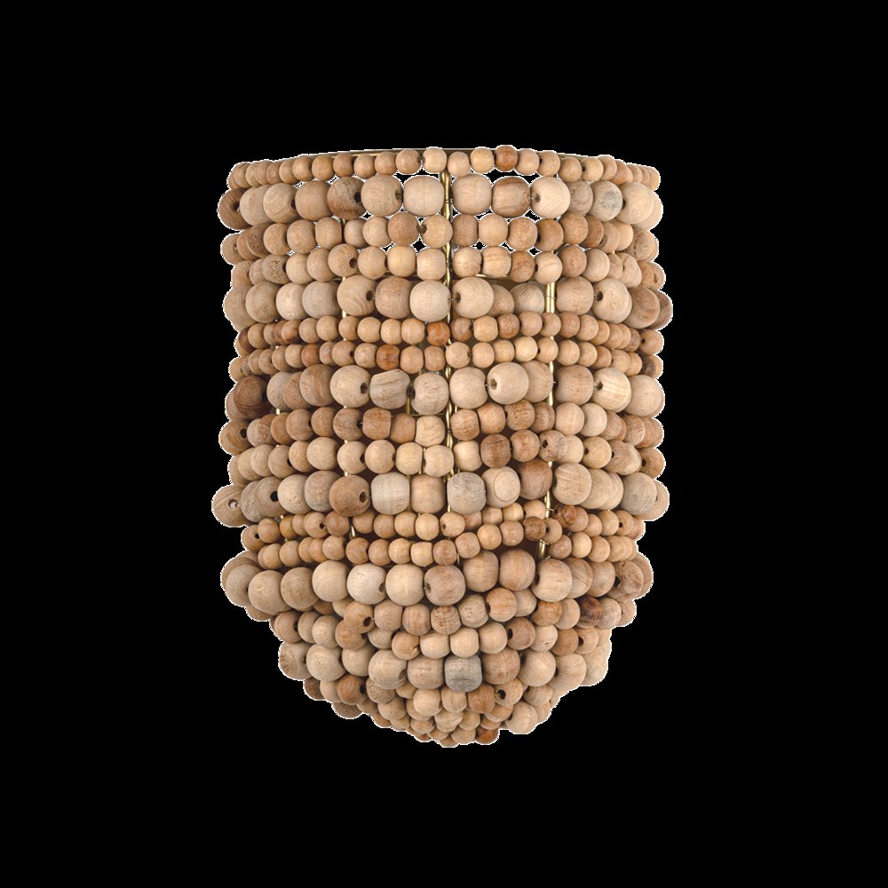 Tiana Wall Sconce, Aged Brass. Picture 1