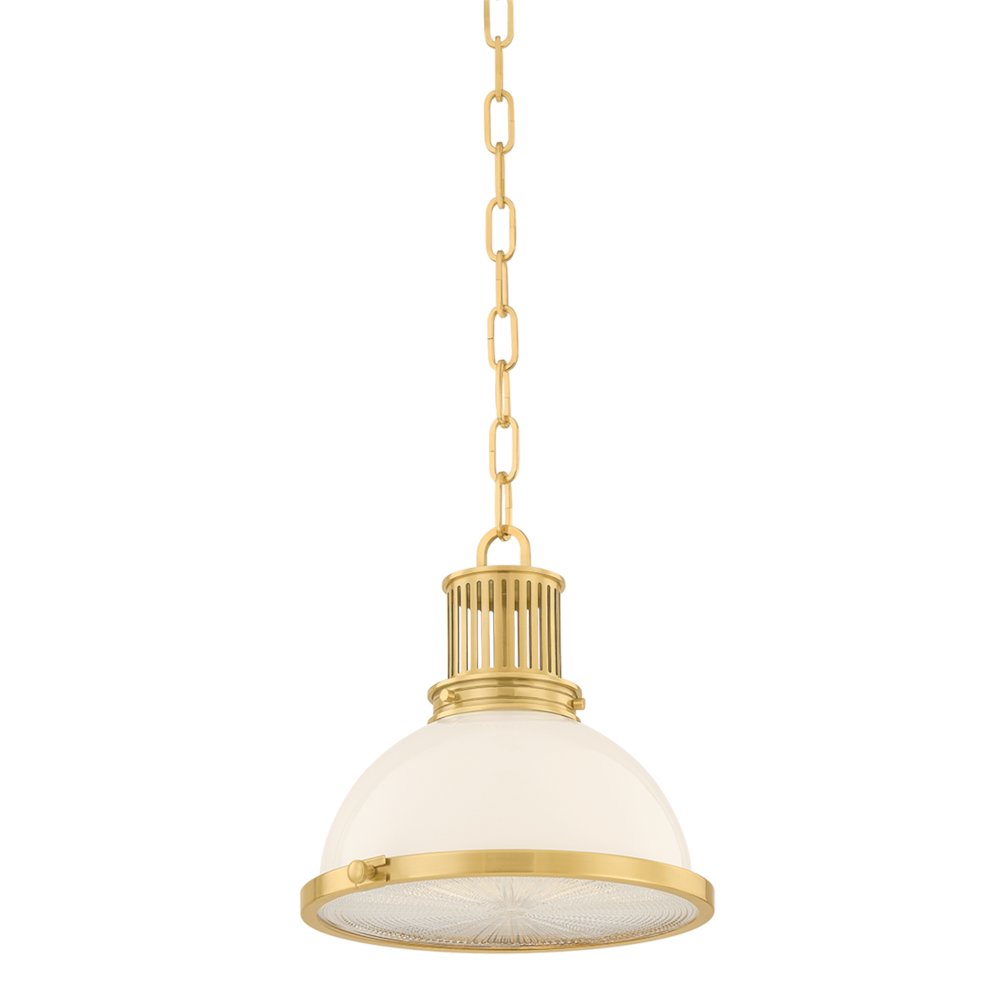 Pinesbridge Pendant, Aged Brass. Picture 1