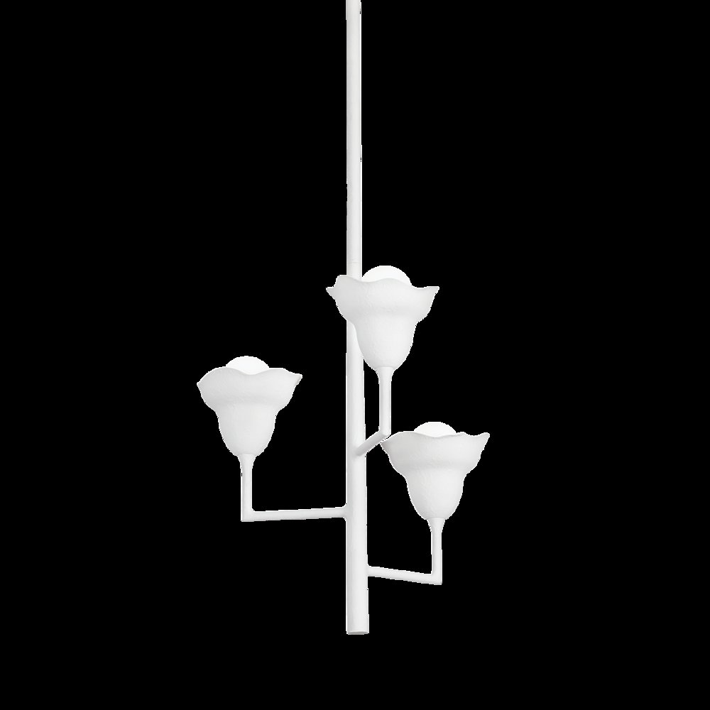 Alora Pendant, White Plaster. Picture 1
