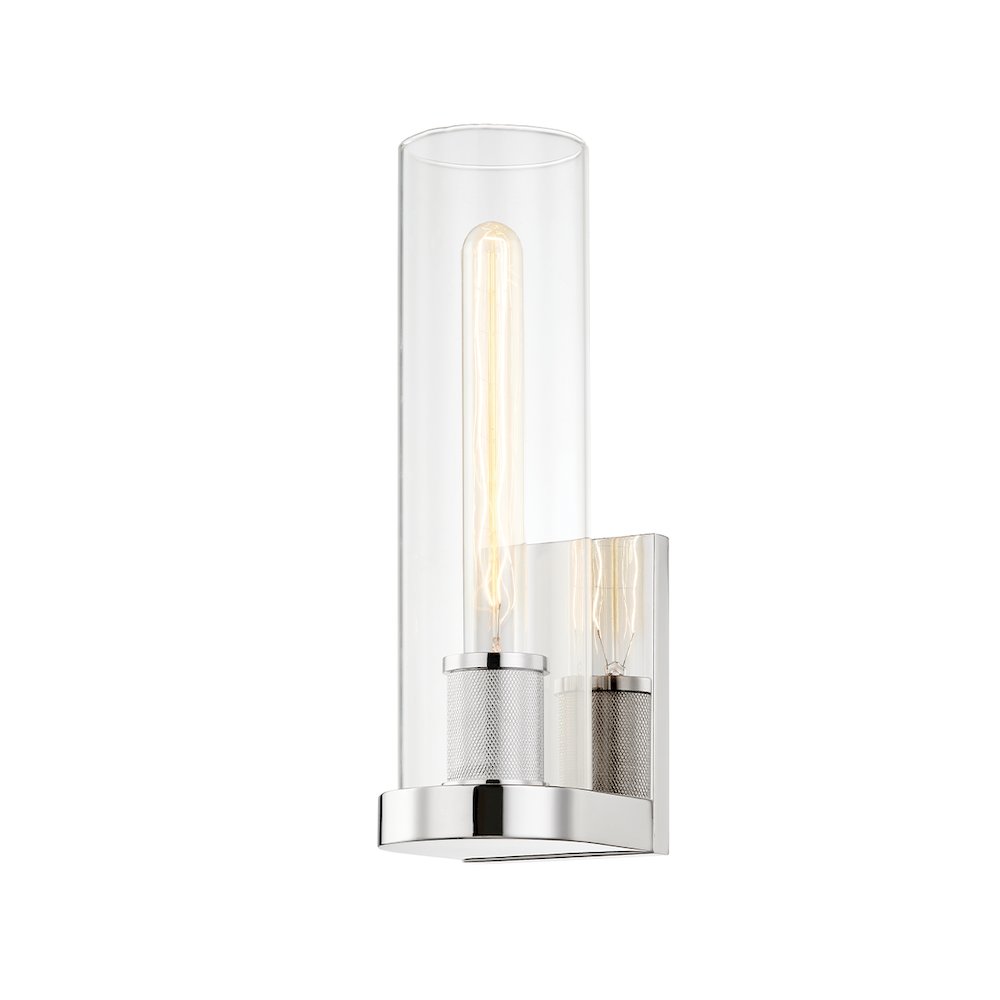 Porter Wall Sconce, Polished Nickel. Picture 1