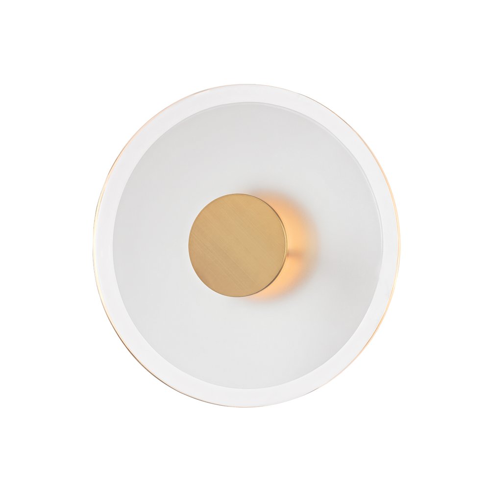 Guthrie Wall Sconce, Aged Brass. Picture 1
