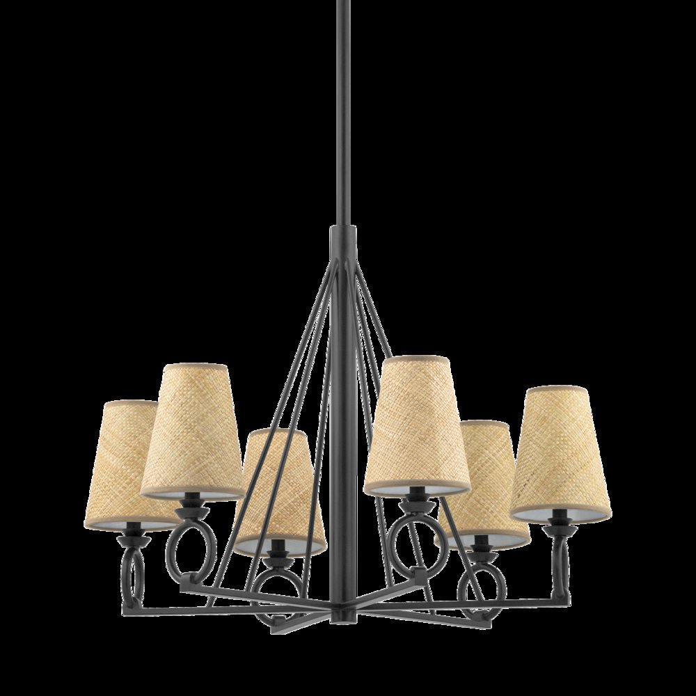 Pendelton Chandelier, Aged Iron. Picture 1