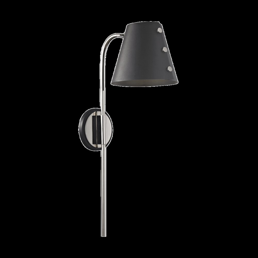 Meta Plug-In Sconce, Polished Nickel. Picture 1
