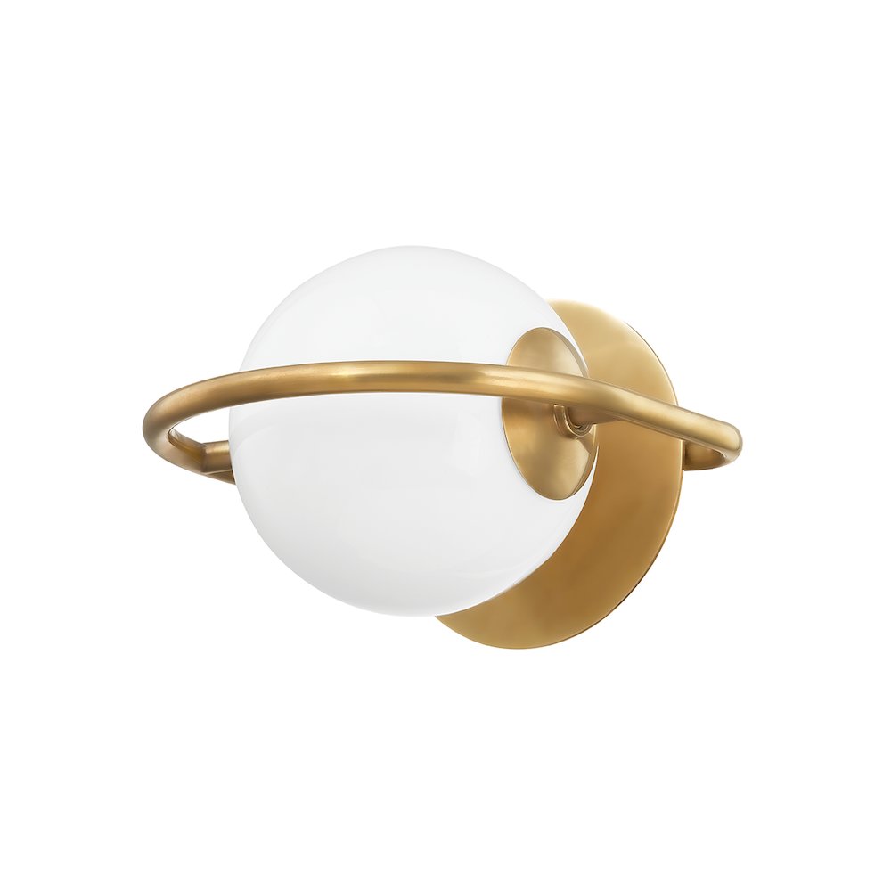 Everley Wall Sconce, Vintage Brass. Picture 1