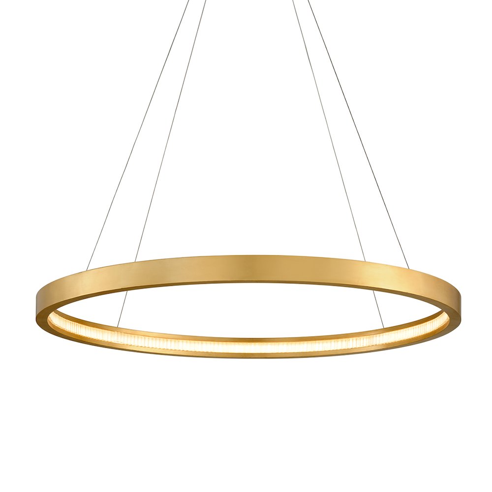Jasmine Chandelier, Gold Leaf. Picture 1