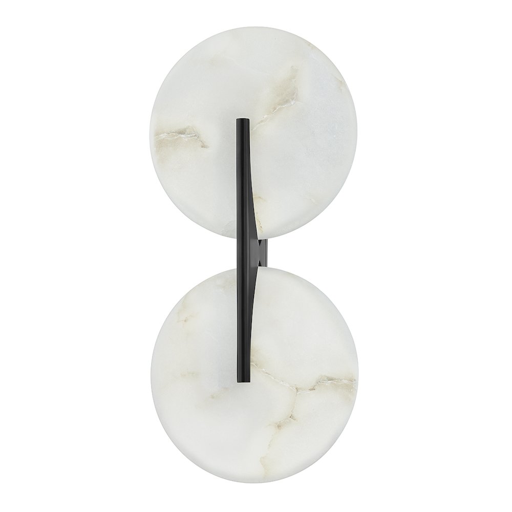 Asteria Wall Sconce, Black Brass. Picture 1