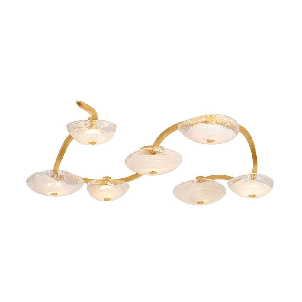 Kune Semi Flush, Natural, Vogue. Picture 1