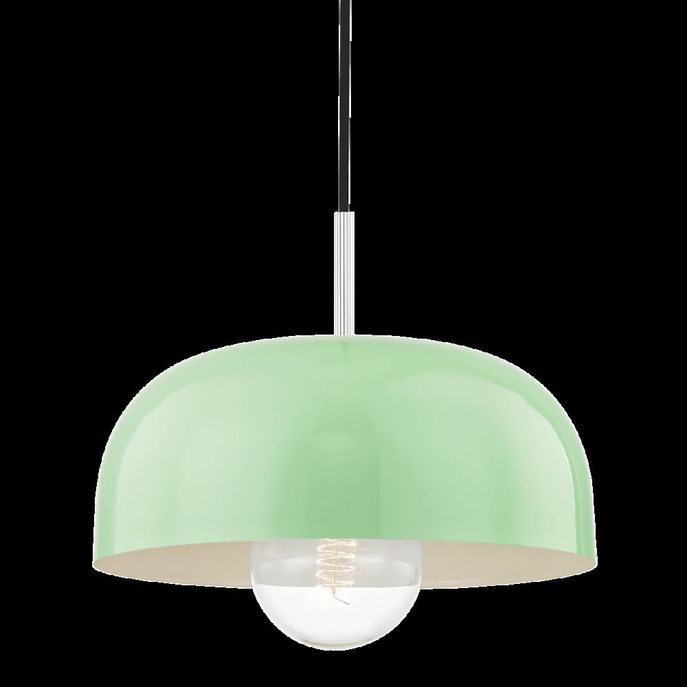 Avery Pendant, Polished Nickel. Picture 1