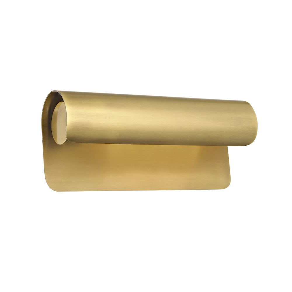 Accord Wall Sconce, Aged Brass. Picture 1
