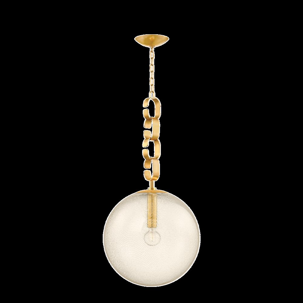 Nessa Pendant, Vintage Brass. Picture 1